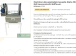 Machine à désoperculer Alpha mini + convoyeur + support