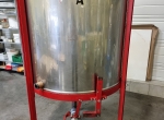 Maturateurs inox avec tamis et robinet ou vanne 100, 400, 500kg et 1 tonne