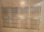 Grilles tangentielles chromées Thomas Apiculture pour extracteur miel