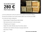 Vends lot de 5 ruches Dadant