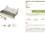 Gaufrier à cire refroidissement par eau Puff Graz - Dadant